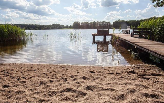 Domwigierski Pl -Jeziorki -Gr- Comfort-Ferienhaus-Polen - Wlasna Linia Brzegowa I Sauna Wysoki Most  ภายนอก รูปภาพ
