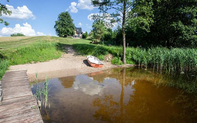 Domwigierski Pl -Jeziorki -Gr- Comfort-Ferienhaus-Polen - Wlasna Linia Brzegowa I Sauna Wysoki Most  ภายนอก รูปภาพ