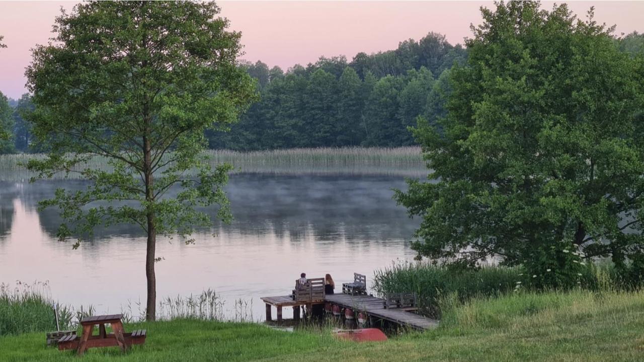 Domwigierski Pl -Jeziorki -Gr- Comfort-Ferienhaus-Polen - Wlasna Linia Brzegowa I Sauna Wysoki Most  ภายนอก รูปภาพ