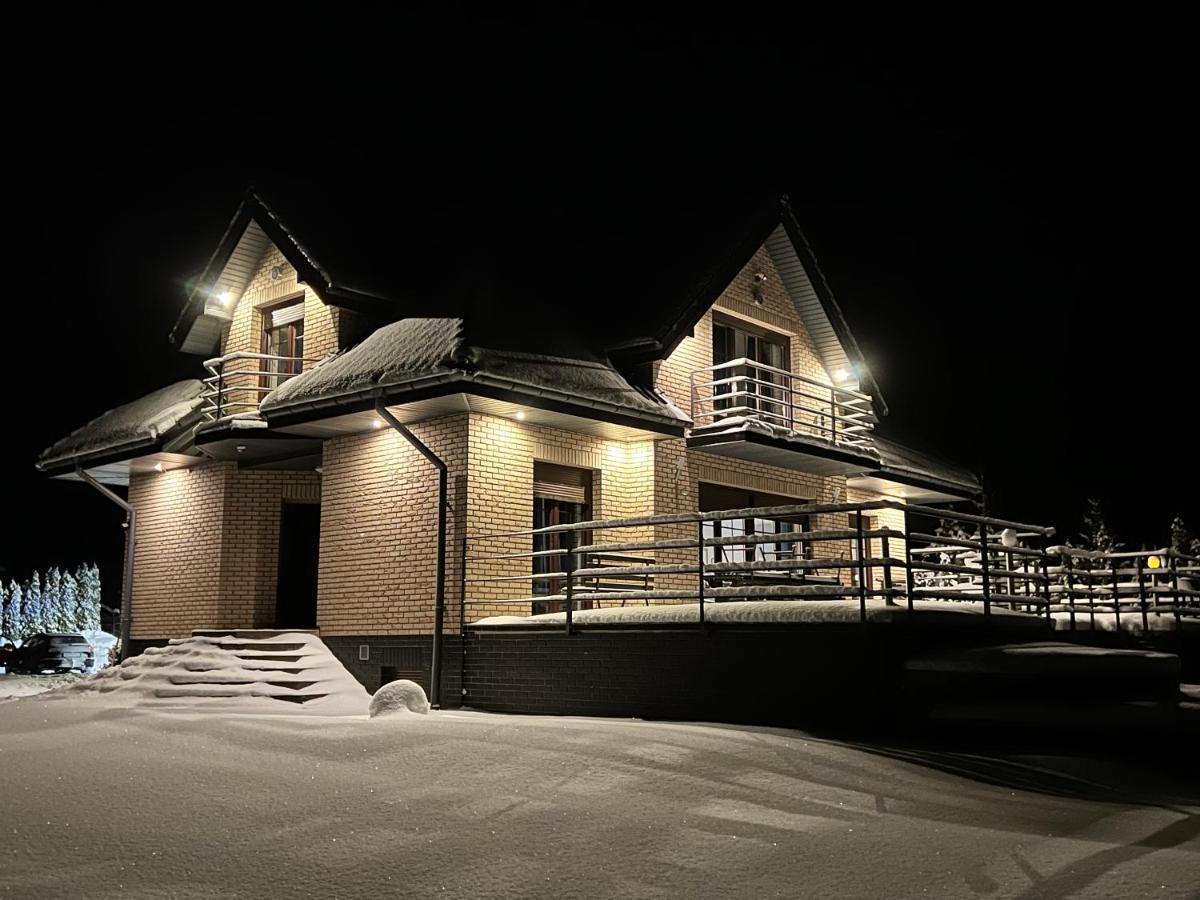 Domwigierski Pl -Jeziorki -Gr- Comfort-Ferienhaus-Polen - Wlasna Linia Brzegowa I Sauna Wysoki Most  ภายนอก รูปภาพ