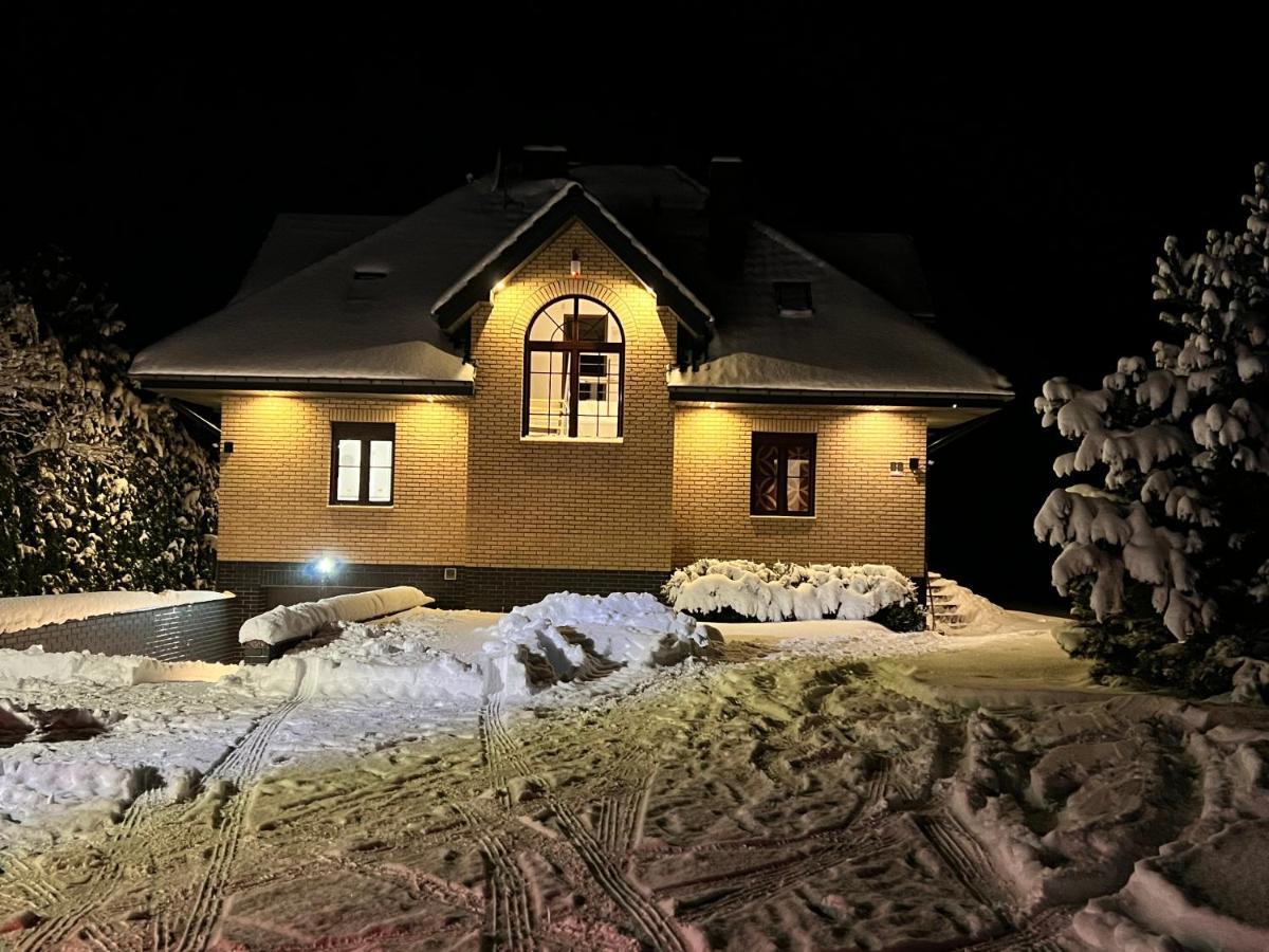 Domwigierski Pl -Jeziorki -Gr- Comfort-Ferienhaus-Polen - Wlasna Linia Brzegowa I Sauna Wysoki Most  ภายนอก รูปภาพ